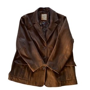 The Territory Ahead rustic leather jacket